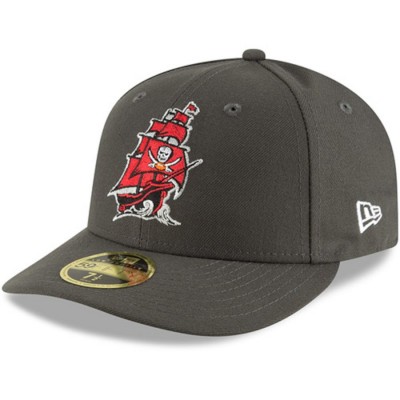 Men's Tampa Bay Buccaneers New Era Pewter Alternate Logo Omaha Low Profile 59FIFTY Fitted Hat 3184558